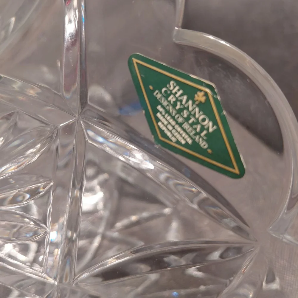 Shannon Crystal Clear Cornucopia Vase One Size